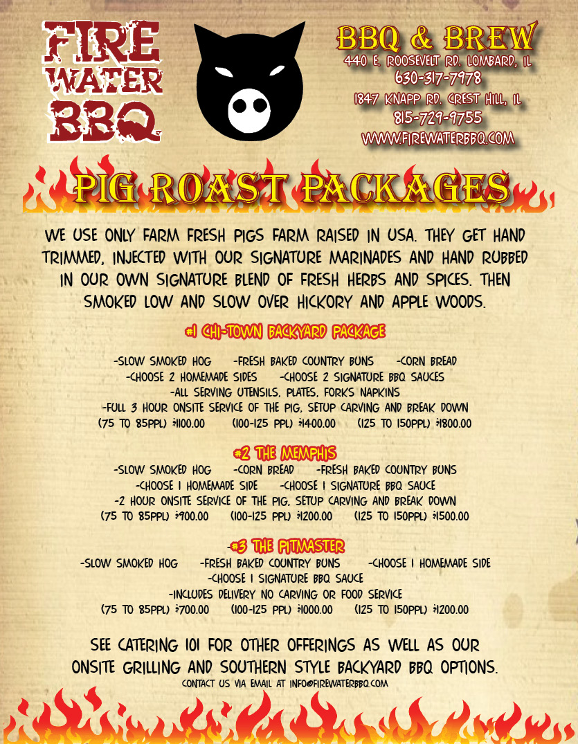 Catering Firewater BBQ